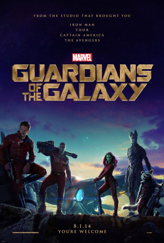 Illustration for article titled GotG movie poster looks amazing...